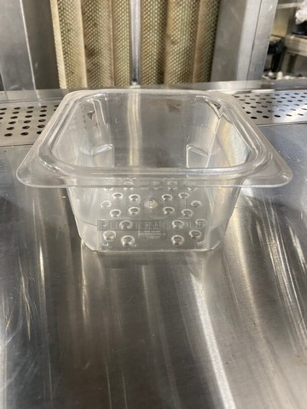 Cambro Clear Poly Perforated Food Pans! 6x Your Bid! - Image 2 of 5