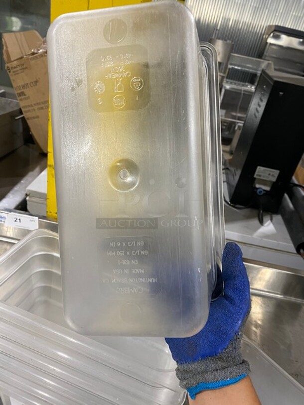 Cambro Clear Poly Food Pan! MODEL 36CW 4X Your Bid! - Image 5 of 8