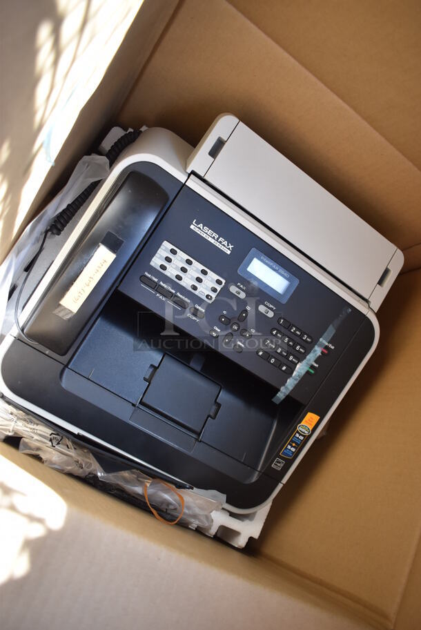 IN ORIGINAL BOX! Brother IntelliFAX 2840 Countertop Laser Fax Machine. - Image 2 of 5