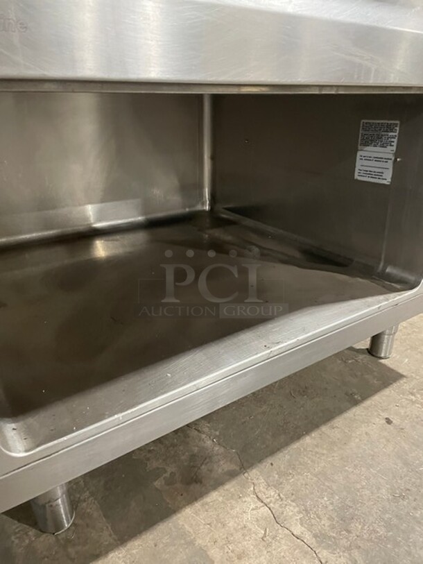 WOW! Electrolux Commercial Natural Gas Powered Plancha Grill! Therma Line Edition! With Storage Underneath! All Stainless Steel! On Legs! 
 - Image 7 of 9