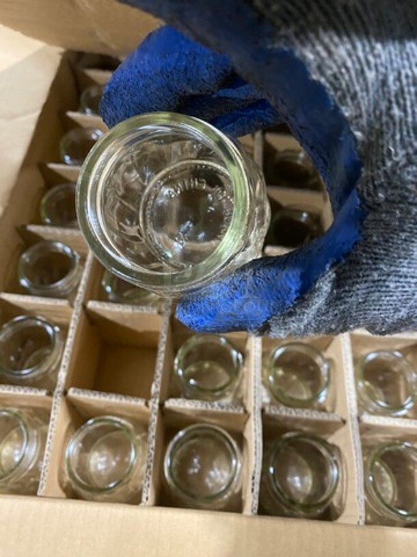 NEW! IN THE BOX! Table Craft Cheese Shakers! Glass With Chrome Tops! - Image 5 of 6