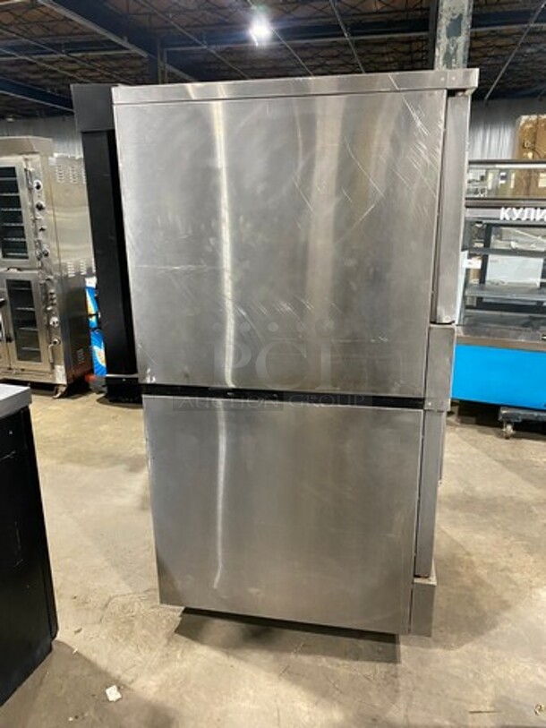 Garland Commercial Gas Powered Double Deck Convection Oven! Metal Oven Racks! All Stainless Steel! 2x Your Bid Makes One Unit! - Image 4 of 12