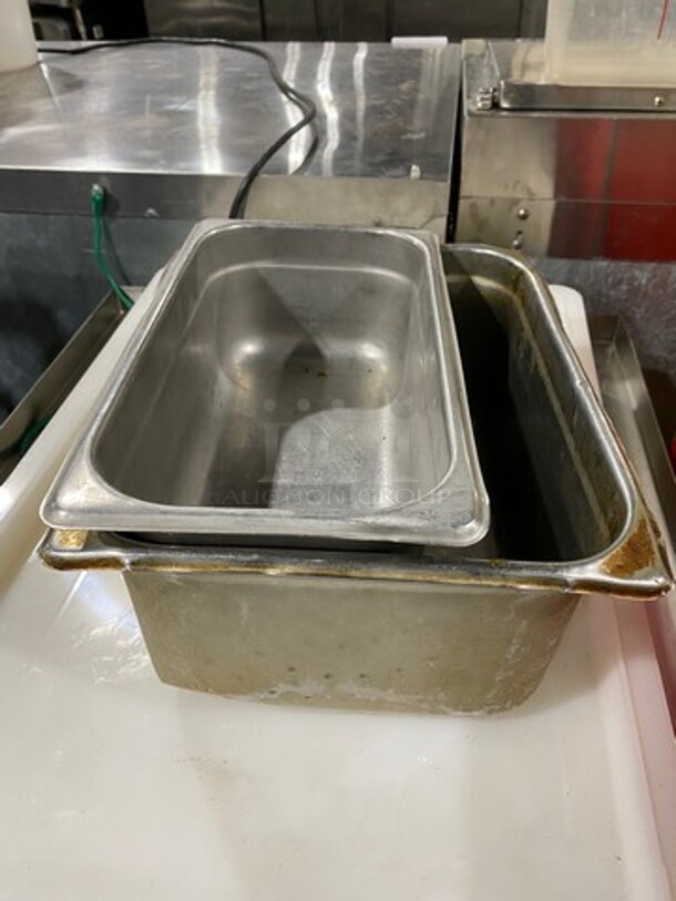 ALL ONE MONEY! Commercial Assorted Size Steam Table/ Prep Table Food Pans! All Stainless Steel! - Image 4 of 5