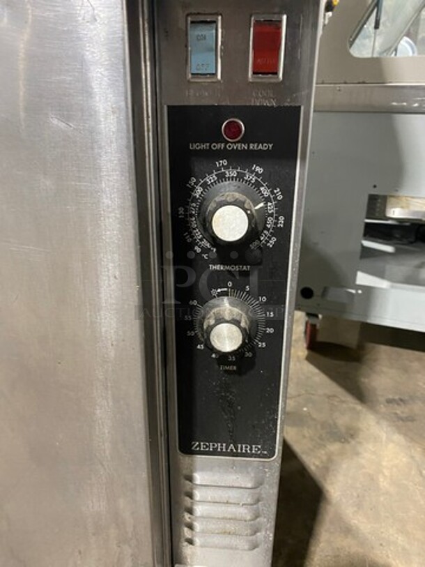 Blodgett Zephaire Edition Commercial Double Deck Convection Oven! With Solid Doors! Metal Oven Racks! Stainless Steel! On Legs! 2x Your Bid Makes One Unit! - Image 9 of 12
