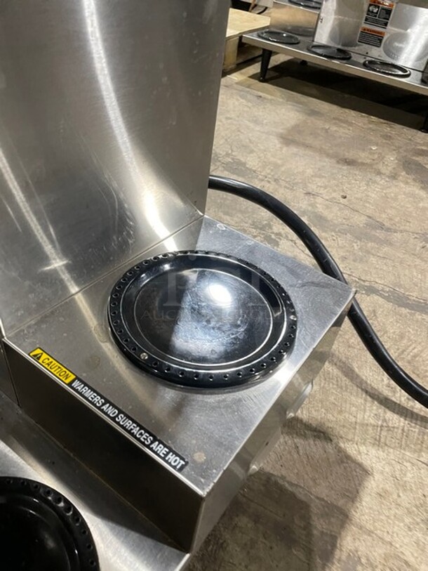 Bunn Commercial Stainless Steel Countertop Coffee Brewer! With 6 Warmers! On Legs! 120/208-240V 1 Phase! Model: AXIOM 0/6 TWIN SN: AXTN033120! - Image 6 of 9