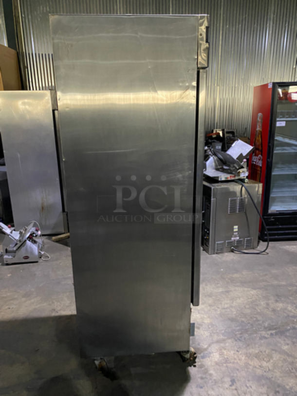 Turbo Air Commercial Single Door Reach In Refrigerator! All Stainless Steel! On Casters! Model: TSR23SD 115V 60HZ 1 Phase - Image 3 of 10