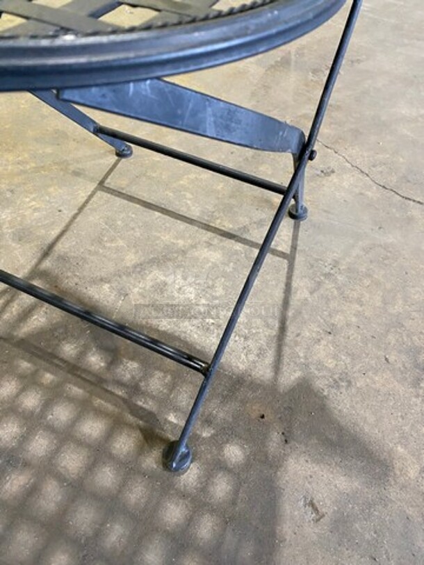 Black Metal Foldable Patio Chairs! 10x Your Bid! - Image 7 of 7