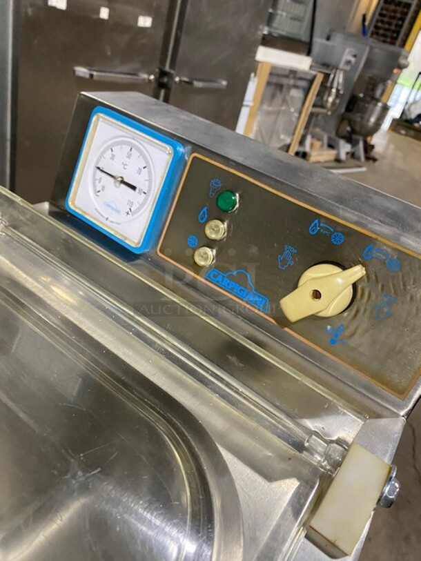 NICE! Carpigiani Commercial Floor Style Pasteurizer Machine! All Stainless Steel! Model PASTOMASTER60 Serial 470888! 220V 3Phase! On Casters! - Image 7 of 10