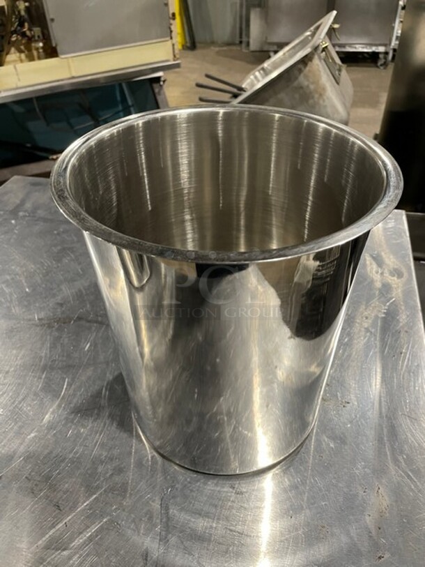 Update Commercial Round Food Drop In Pan! All Stainless Steel! Model BM825! - Image 2 of 5