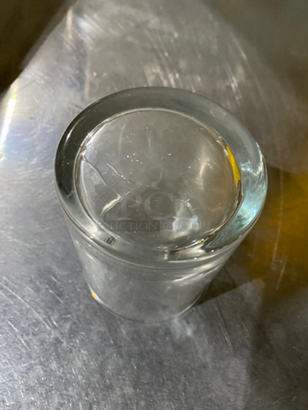 3 Crates Of Small Glass Cups! Perfect For Mix Drinks! Includes Poly Crates! 3x Your Bid! - Image 4 of 5
