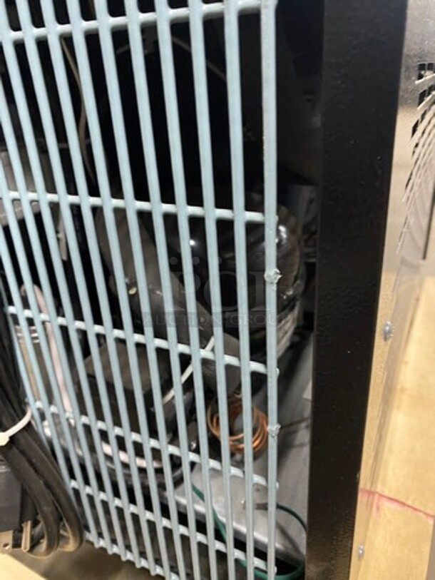 Dukers Commercial 3 Door Bar Back Cooler Merchandiser! Missing Doors! With Poly Coated Racks! Model: DBB72S3 115V 60HZ 1 Phase - Image 8 of 12