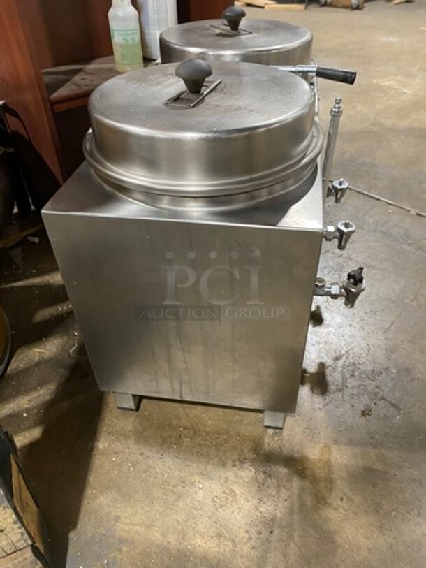 Cecilware Commercial Countertop Automatic Dual Coffee Urn! All Stainless Steel! On Legs! Model: MB1 120V - Image 2 of 11