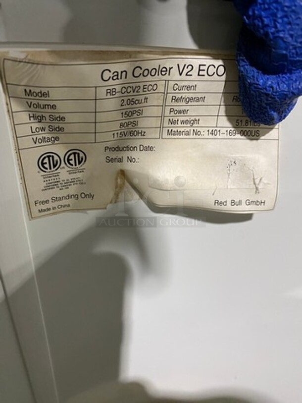 Reach Down Beverage Cooler Merchandiser! On Casters! Model: RBCCV2 SN: 1401169000US 115V - Image 6 of 7