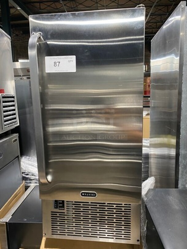 NEW! OUT OF THE BOX! SCRATCH-N-DENT! Whynter Undercounter Built In Ice Maker! 25LB Ice Capacity! All Stainless Steel! Model: UIM502SS 115V - Image 1 of 9