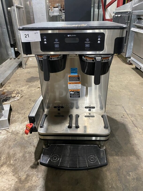  BUNN All Stainless Steel Commercial Countertop 2 Section Coffee Machine! 120-240 Volts, 1 Phase! - Image 1 of 12