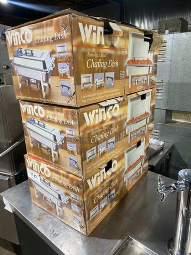 Winco Stainless Steel Chafing Dish! 3x Your Bid! - Image 2 of 5