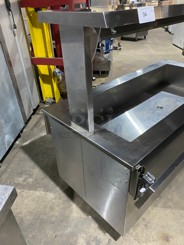 MUST HAVE! Vollrath Commercial Refrigerated Cold Pan! With Lowering Prep/Serve Line! All Stainless Steel! On Casters! Model: M3616500001EFA SN: D32000635368008 120V 60HZ 1 Phase - Image 2 of 11
