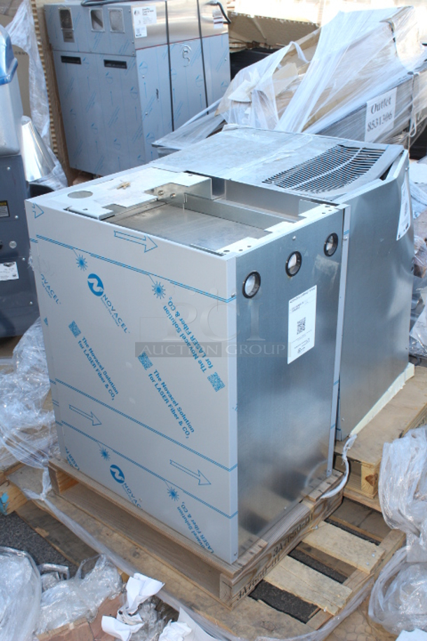 BRAND NEW SCRATCH & DENT! Hoshizaki DCM-271BAH Air Cooled Cubelet Ice Maker and Water Dispenser with SD-271 Stand - 257 lb. Per Day, 10 lb. Storage 16-5/8x24x35-3/16 - Image 5 of 5