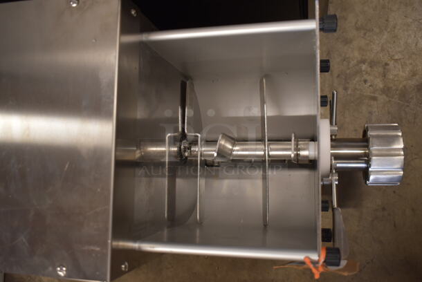 BRAND NEW SCRATCH AND DENT! Estella 348PEM9 Stainless Steel Commercial Countertop 9 lb. Pasta Extruder Machine. 120 Volts, 1 Phase.  - Image 3 of 12