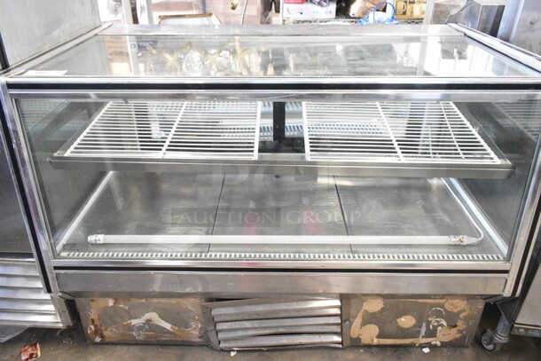 2016 Leader CBK57 S/C Stainless Steel Commercial Floor Style Deli Display Case Merchandiser. 115 Volts, 1 Phase. Tested and Does Not Power On, Appears to be Missing Power Supply - Image 1 of 7