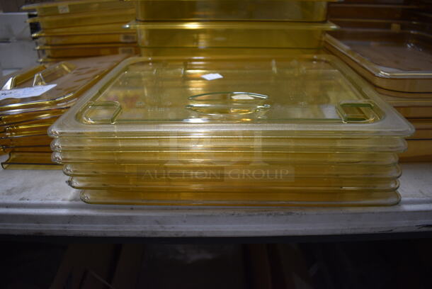 ALL ONE MONEY! BRAND NEW Lot of 30 Drop In Bins, 21 Lids and 6 Straining Inserts. Includes 1/1x6, 1/3x6, 1/2x2.5 - Image 6 of 9