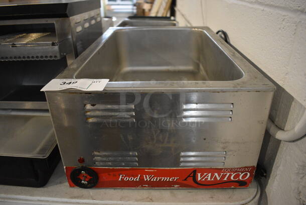 Avantco Stainless Steel Commercial Countertop Food Warmer. 14.5x22.5x9.5. Tested and Does Not Power On