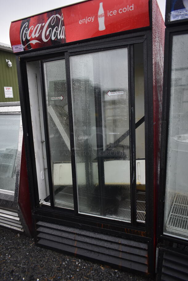 Beverage Air MT38 Metal Commercial 2 Door Reach In Cooler Merchandiser. 115 Volts, 1 Phase. Tested and Does Not Power On - Image 1 of 6