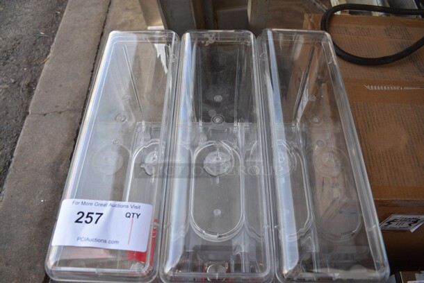 BRAND NEW! Ugolini Model 8/3 UL Stainless Steel Commercial Countertop 3 Hopper Refrigerated Beverage Machine w/ Drip Trays. 115 Volts, 1 Phase. 14x16x24. Tested and Working! - Image 5 of 7