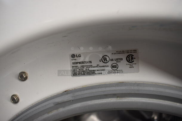 LG Model WM3370HWA Front Load Washer. 120 Volts, 1 Phase. 27x30x53 - Image 8 of 8