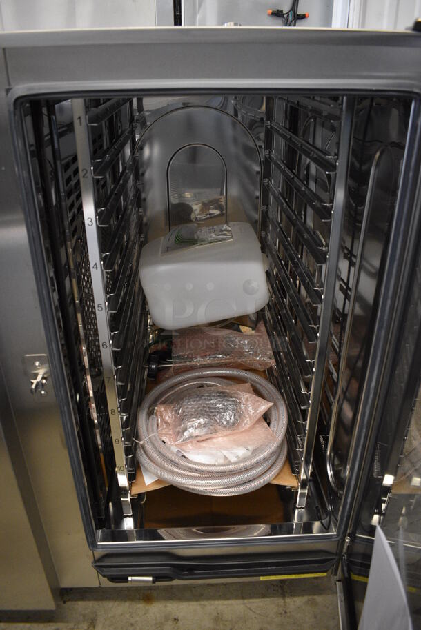 BRAND NEW! LATE MODEL! Convotherm C4eT 10.10 EB -N Stainless Steel Commercial Electric Powered Convotherm Combi Steamer Oven. 208 Volts, 3 Phase. 35x32x42 - Image 5 of 8