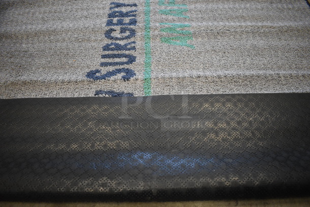 Gray Floor Rug w/ Grandview Surgery and Laser Center Logo. 67x44 - Image 6 of 6