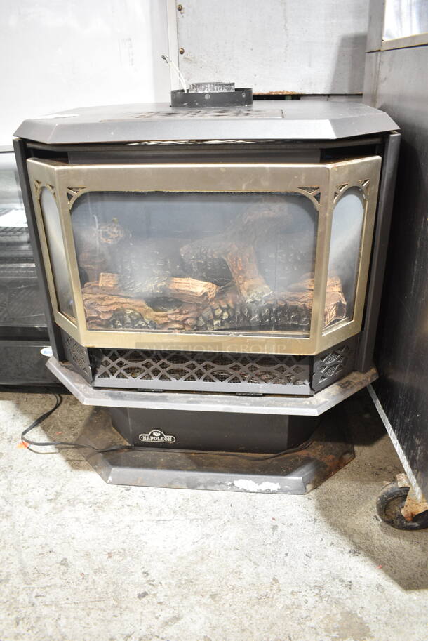Napoleon GDS50-N Metal Gas Powered Fireplace.  - Image 1 of 8