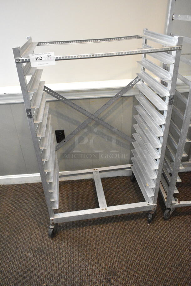 Metal Commercial Pan Transport Rack on Commercial Casters. (secondary dining room) - Image 2 of 4