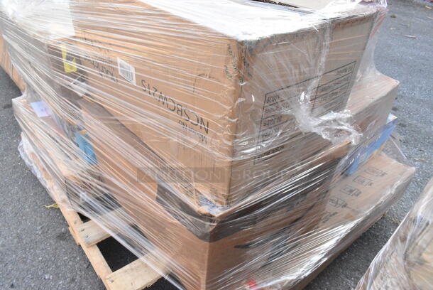 16 IN ORIGINAL BOX! Items Including NutriChef NCTJBUL Tagine Moroccan Cast Iron Cooker Pot, Pyle PPHP2835B Dual 8 Inch Portable Speaker, NutriChef NCSPT14Q Stainless Steel Cookware Stockpot - 14 Quart, Heavy Duty Induction Pot. 16 Times Your Bid!  - Image 8 of 8