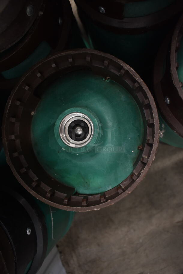 35 Green Sixth Size Barrel Kegs. 35 Times Your Bid! - Image 4 of 4