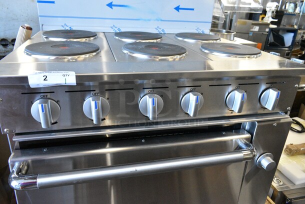 BRAND NEW SCRATCH AND DENT! Imperial Range Pro Series IR-6-E2083 36" Electric Range with 6 Round Plates and Standard Oven. 208 Volts, 3 Phase - Image 7 of 12