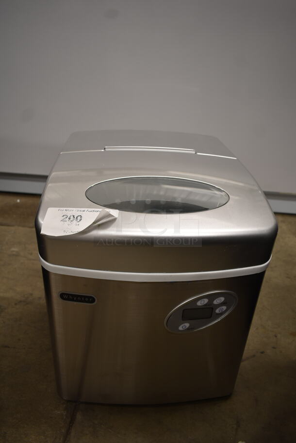 BRAND NEW SCRATCH AND DENT! Whynter IMC-490SS Portable 49lb Freestanding Stainless Steel Ice Maker. 115 Volts, 1 Phase. Tested and Working! - Item #1103159