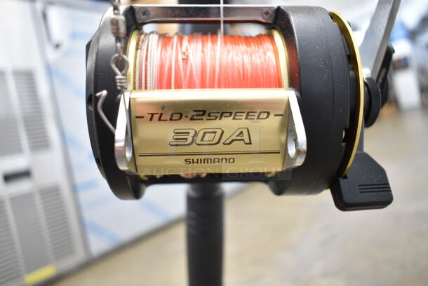 Crowder Rods ESU6630 E Series Fishing Rod w/ Shimano TLD 2 Speed 30A Reel.  - Image 6 of 12