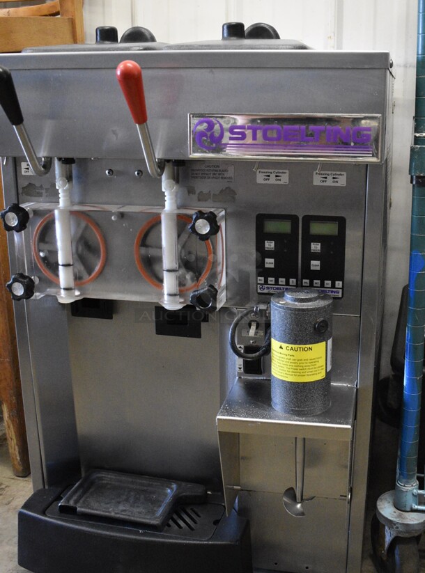 Stoelting Model SF144-38I Stainless Steel Commercial Countertop Air Cooled 2 Flavor w/ Twist Soft Serve Ice Cream Machine. 208-230 Volts, 1 Phase. 22x31x33 - Image 3 of 7