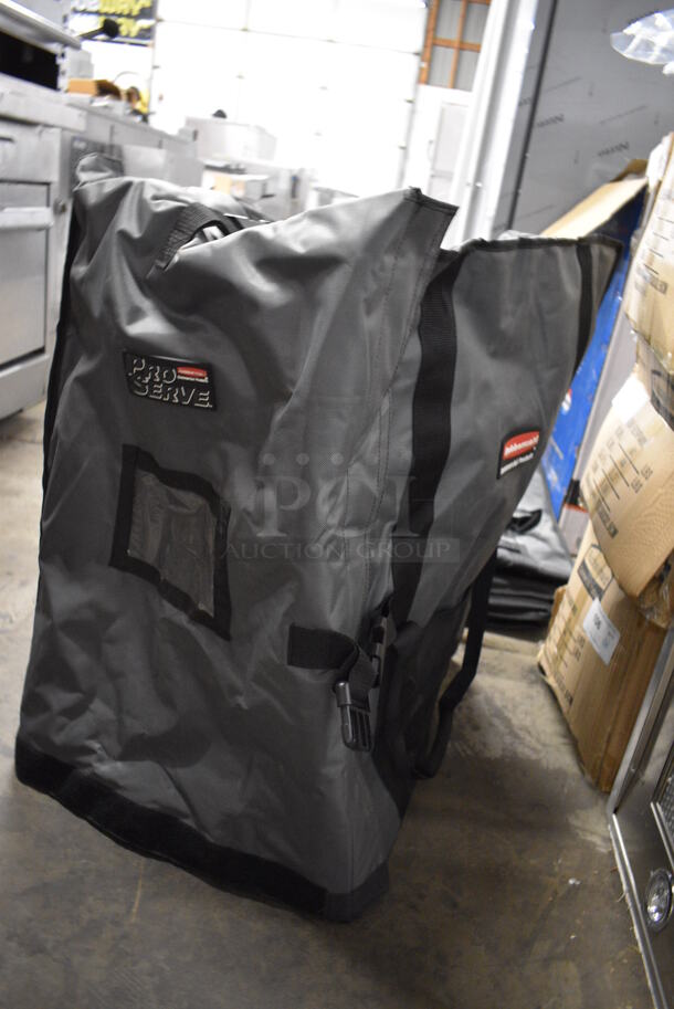 5 BRAND NEW IN BOX! Rubbermaid 529F1400 Gray Insulated Front Load Food Carrying Catering Bags. 18x25x28. 5 Times Your Bid! - Image 2 of 5