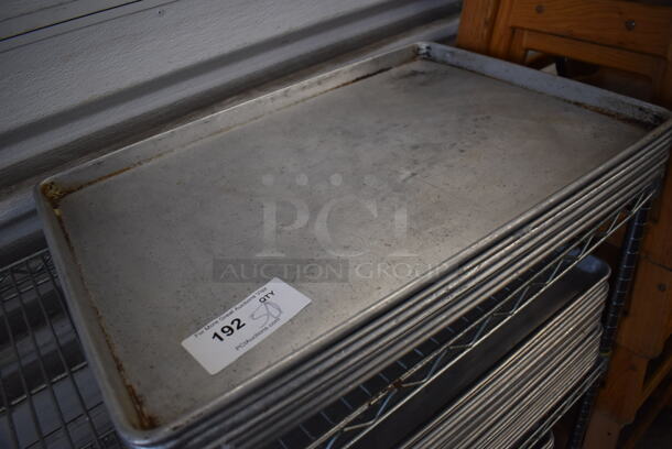 50 Metal Full Size Baking Pans. 26x18x1. 50 Times Your Bid! - Image 3 of 3