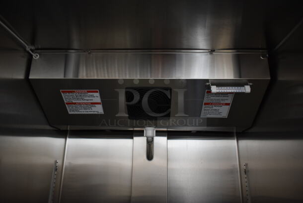 BRAND NEW SCRATCH AND DENT! Beverage Air RI18HC-18 Stainless Steel Commercial Single Door Reach In Cooler w/ Poly Coated Racks. 115 Volts, 1 Phase. Stock Picture Used as Gallery. Tested and Working! - Image 5 of 7