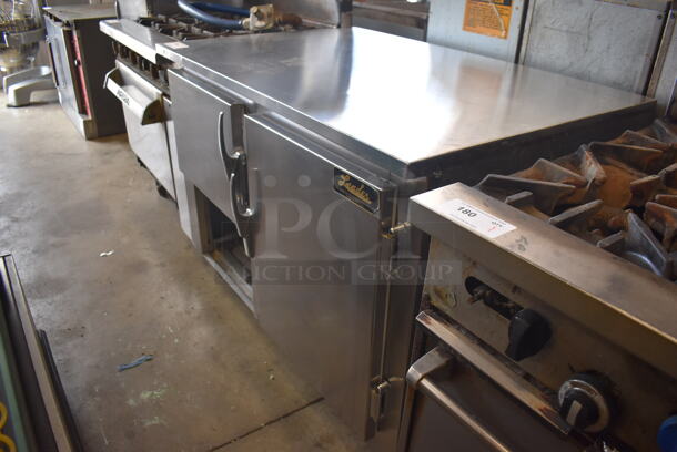 Leader LB48 Stainless Steel Commercial 2 Door Undercounter Cooler on Commercial Casters. 115 Volts, 1 Phase. Tested And Powers On But Does Not Get Cold - Image 3 of 8
