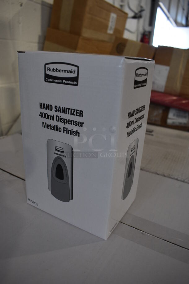 PALLET LOT OF 12 Boxes of 12 BRAND NEW IN BOX Rubbermaid Metallic Finish Hand Sanitizer Dispensers. Total of 144. 12 Times Your Bid! - Image 2 of 4