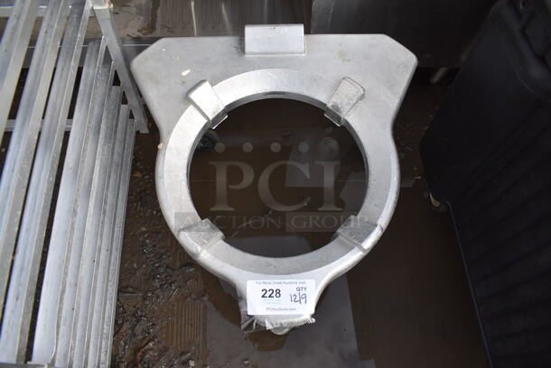 Metal Commercial Mixing Bowl Dolly on Commercial Casters. 22x22x15 - Image 4 of 4