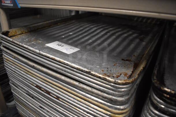 36 Metal Full Size Baking Pans. 18x26x1. 36 Times Your Bid! - Image 3 of 3