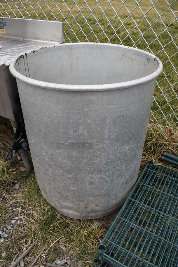 Metal Trash Can. 24x24x30 - Image 2 of 3