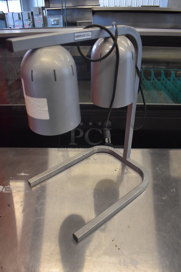 Nemco 6000A-2 Metal Commercial Countertop 2 Head Warming Lamp. 120 Volts, 1 Phase. Tested and Working! - Image 3 of 5