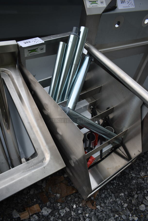 BRAND NEW SCRATCH AND DENT! Regency 600LDR2312 Five-Tiered Stainless Steel Liquor Display Rack. - Image 4 of 5