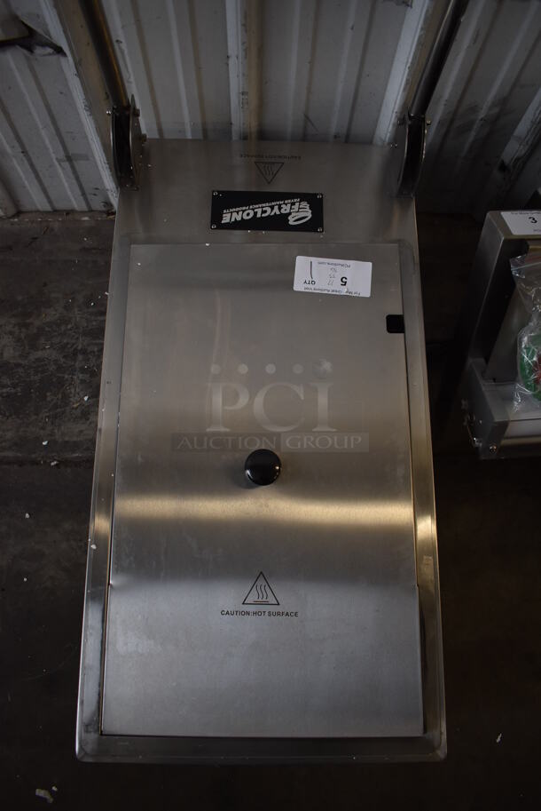 BRAND NEW! Fryclone 259FLTRM50 Stainless Steel Commercial Portable Oil Filtration System for Fryers on Commercial Casters. 120 Volts, 1 Phase. 17x33x36 - Image 3 of 7